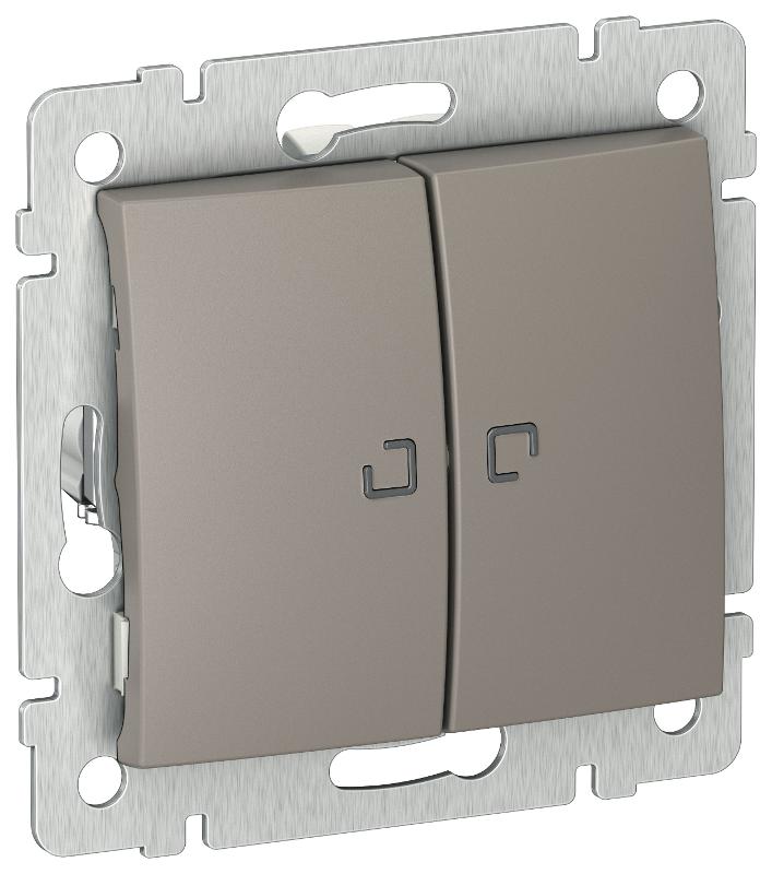 IEKETIKA Выкл. 1-кл. подсв. сх1L 10АХ б/к 6712031 графит | 6712031 | IEK — IEK (ИЭК)