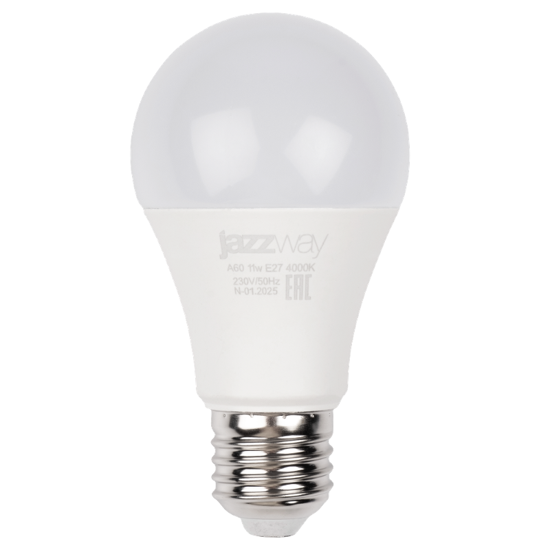 Лампа светодиодная (улучш. хар-ки) PLED-LX A60 11w E27 4000K | .5025240 | Jazzway — Jazzway