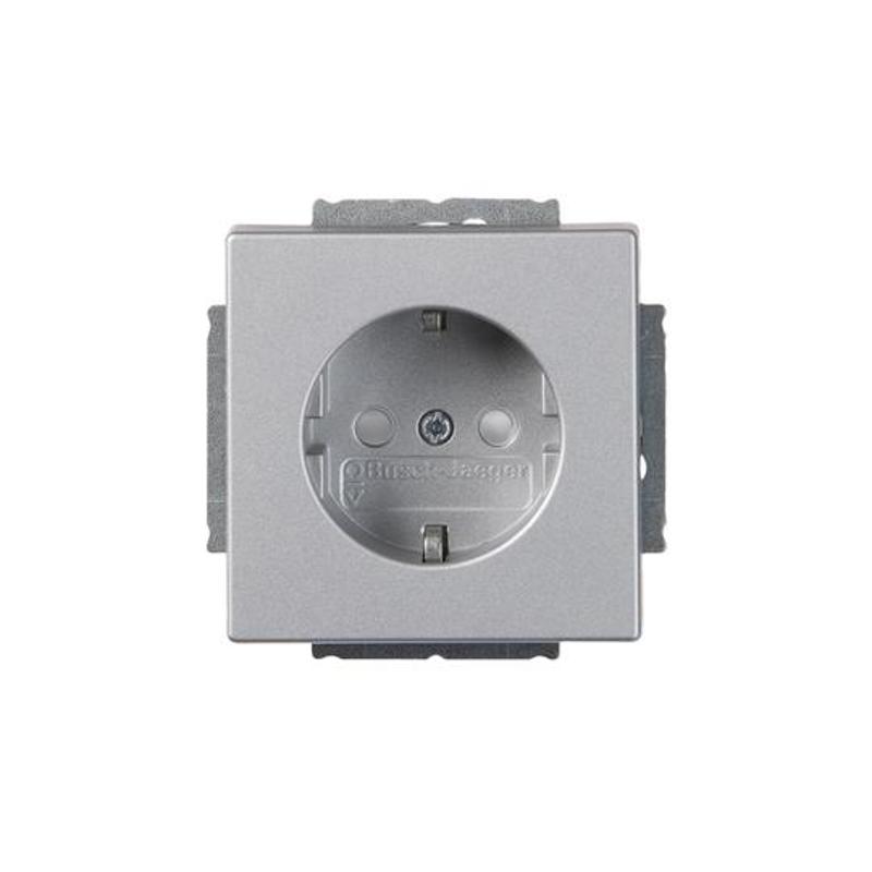 Розетка Shuko 16А 230В, Impressivo, алюминий | 20EUC-83  | 2TKA00000435 | ABB — ABB