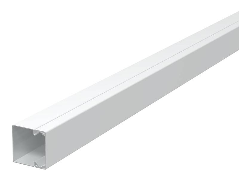 Металлический кабельный канал LKM 40x40x2000 мм (сталь,белый) (LKM40040RW) | 6248497 | OBO Bettermann — миниатюра 1
