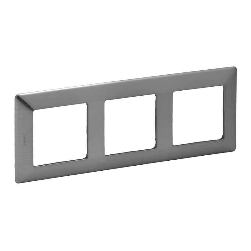 Valena LIFE Сталь Рамка 3-ая | 754153 | Legrand — Legrand