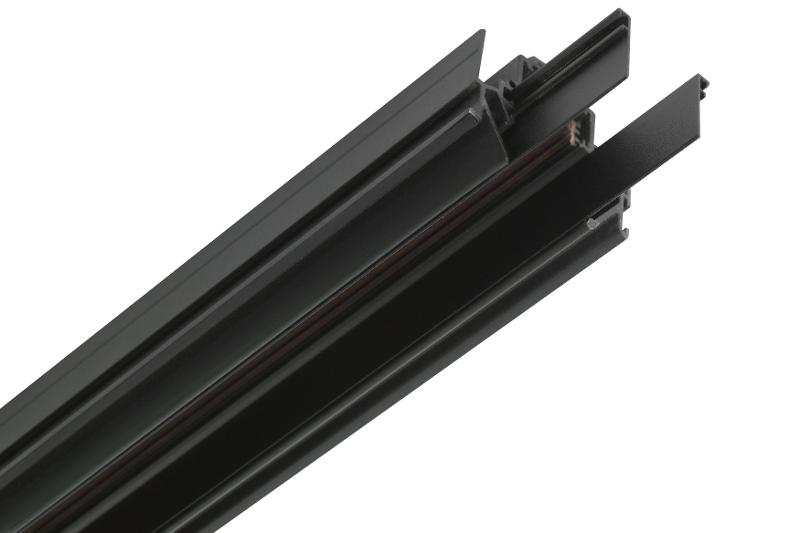 Магнитный трековый шинопровод  TRM-PC20-200B встраиваемый для натяжных потолков 2м 48V черный | Б0063973 | ЭРА — миниатюра 4