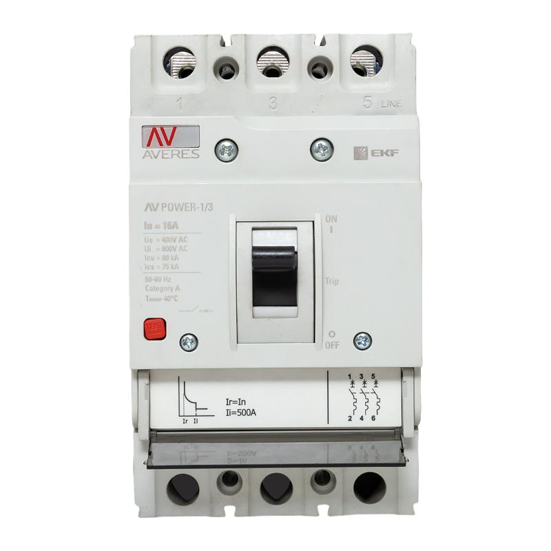 Выключатель автоматический AV POWER-1/3  16А 80kA TR AVERES | mccb-13-16H-TR-av | EKF — миниатюра 11