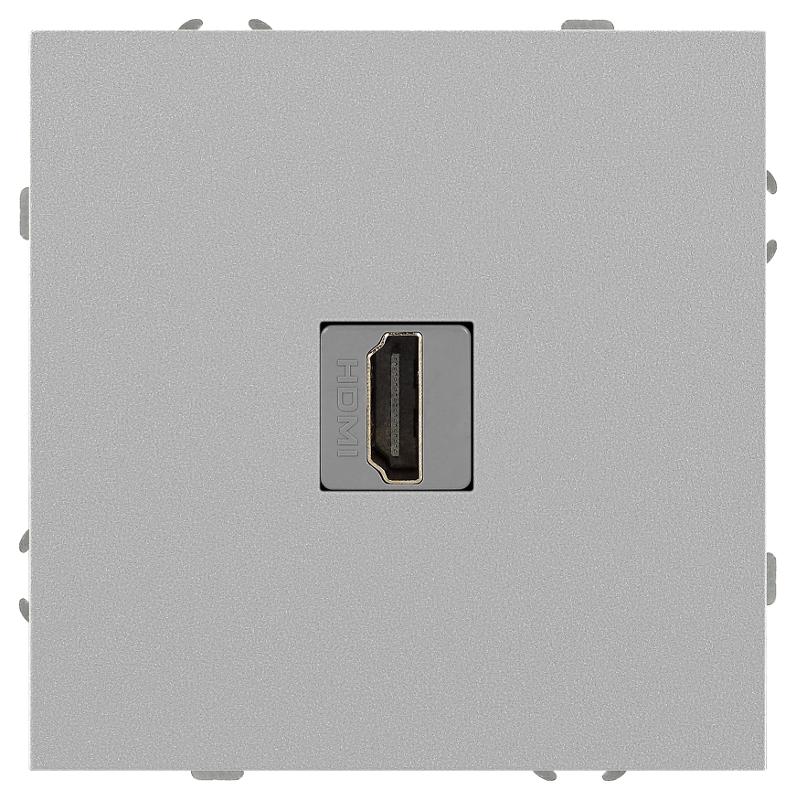Розетка Galaxy 15-3114-03 HDMI IP20 алюминий | Б0070796 | ЭРА — миниатюра 4