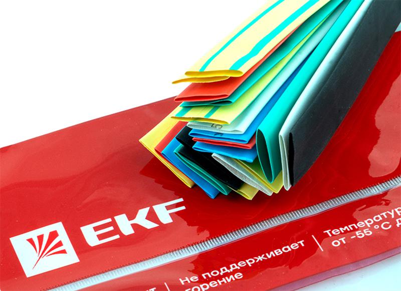 Термоусаживаемая трубка ТУТ нг 10/5 набор:7 цветов по 3шт. 100мм. EKF PROxima | tut-n-10 | EKF — миниатюра 8