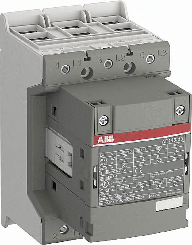 Контактор AF140-30-00-13 140А AC3, катушка 100-250В AC/DC|1SFL447001R1300| ABB — ABB