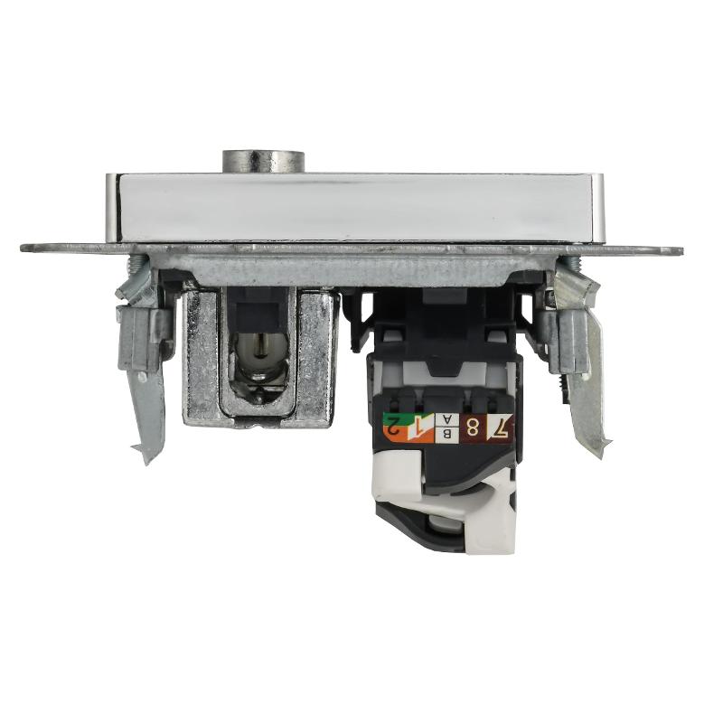 BRITE Роз. двойная TV+RJ45 кат.5E РТВ/РК12-БрГН мет х/н  | BR-AK20-1-M-K23 | ИЭК — миниатюра 4