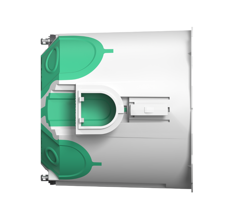 MultiBox Коробка установочная D68 мм, глубина 65 мм двухкомпонентная д/полых стен, БЕЛАЯ — миниатюра 3