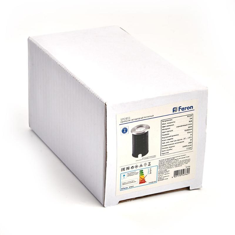 Светодиодный светильник SP2813   D62*H82, 3W AC24V RGB IP68 | 32164 | FERON — миниатюра 6
