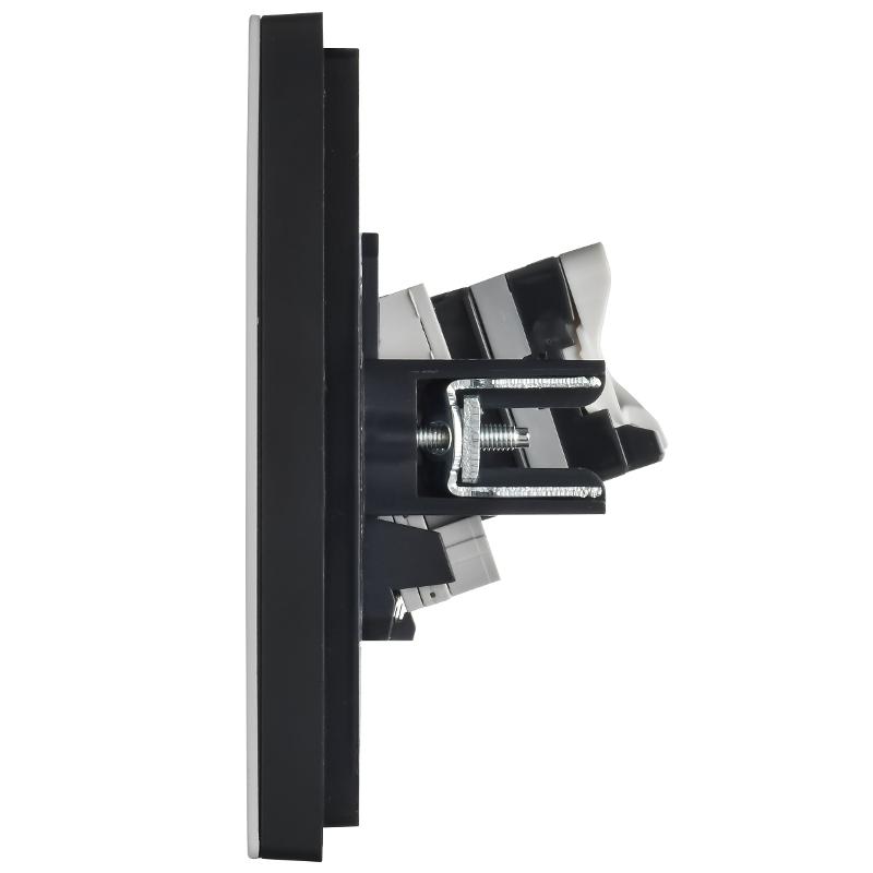 FORTE&PIANO Розетка двойная RJ11+RJ45 кат.5E FP735M металл никель  | FP-KT20-O-1-M-K50 | IEK — миниатюра 4