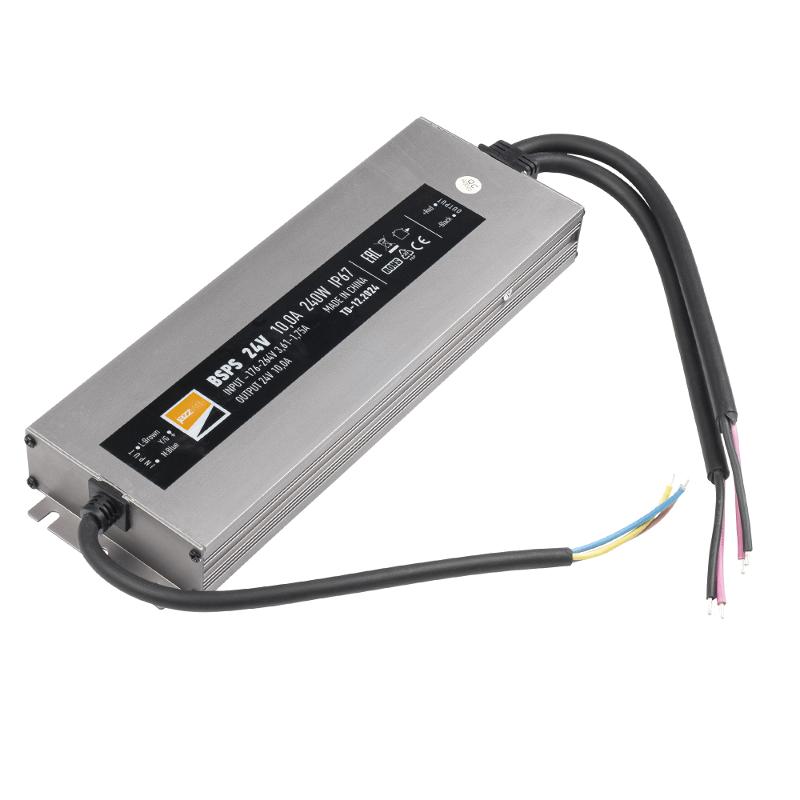 Драйвер для светодиодной ленты LED BSPS 24V 10,00A=240W IP67 3 г.гар. | .5024236 | Jazzway — миниатюра 1