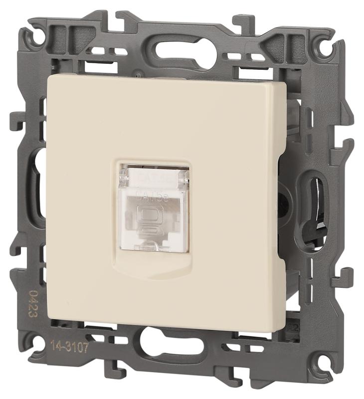 14-3107-02 Розетка RJ45, IP20, сл.кость | Б0034303 | ЭРА — миниатюра 5