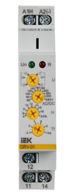 Реле напряжения ORV. 1ф 110-240 В AC/DC | ORV-01-AD110-240 | IEK — миниатюра 2