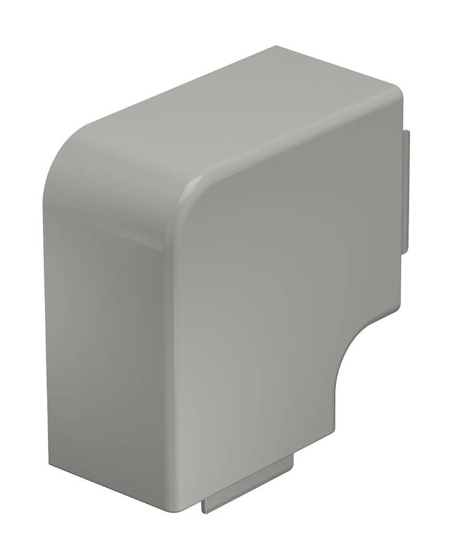 Крышка плоского угла кабельного канала WDK 60x90 мм (ПВХ,серый) (WDK HF60090GR) | 6022316 | OBO Bettermann — OBO Bettermann