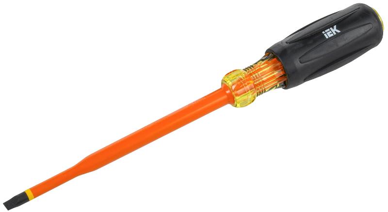 Отвертка диэлектрическая SLIM SL6,5х150 Т3 ARMA2L 5 | A2L5-SC31-T3-SL-65-150 | IEK — фото 1 | Sento