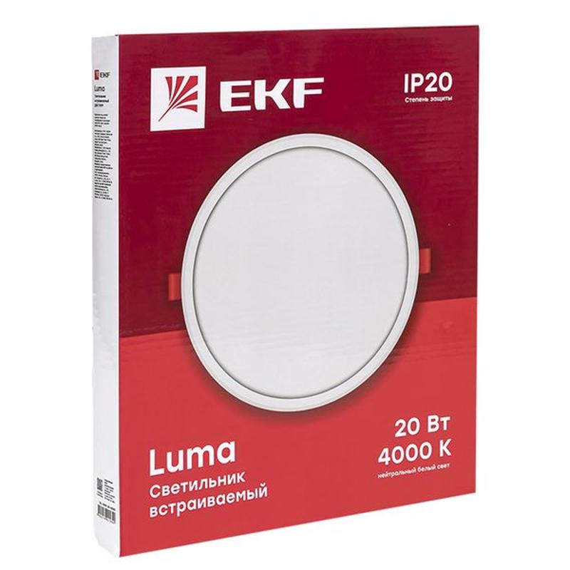 Светильник светодиодный встраиваемый ДВО 1009 20Вт 4000K IP20 Basic | DLL-1009-20-4000 | EKF — миниатюра 15