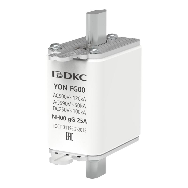 Предохранитель YON ножевого типа FG00 с одинарной индикацией 25А | 1FG00-0025 | DKC — DKC (ДКС)