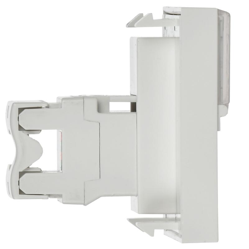 Розетка информационная RJ-45 UTP кат.5e, 2 модуля.  РКИ-20-00-П | CKK-40D-RI2-K01 | IEK — миниатюра 4