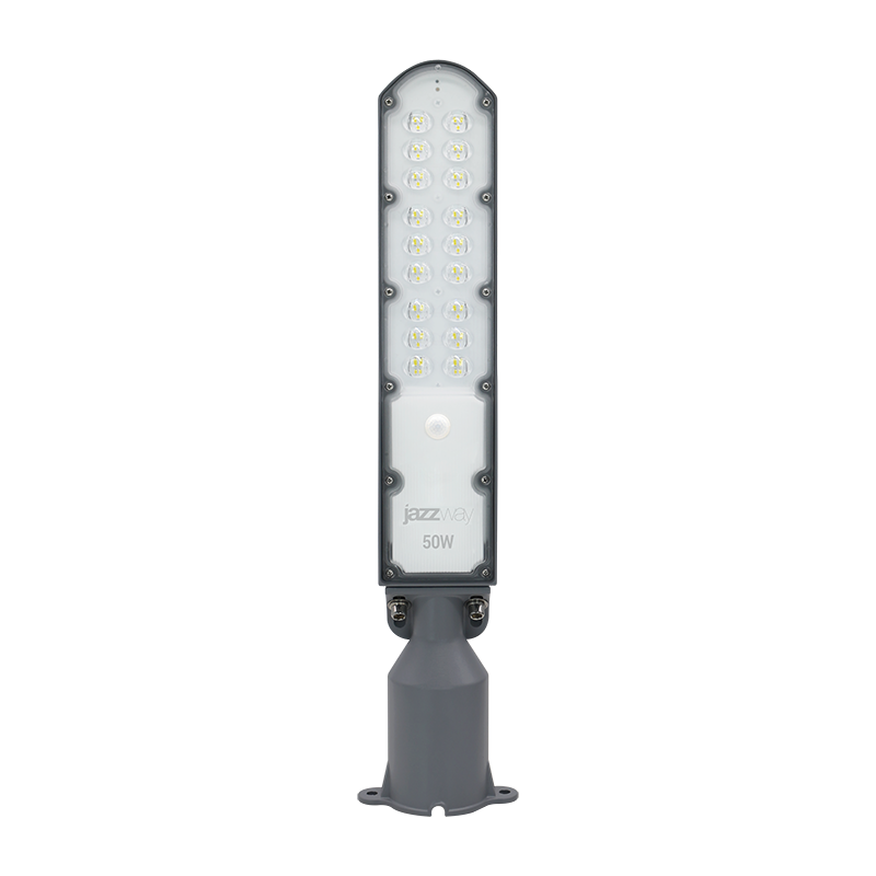 Светильник светодиодный консольный PSL 09  50W SENSOR 5000K GR IP65 | .5068513 | Jazzway — Jazzway