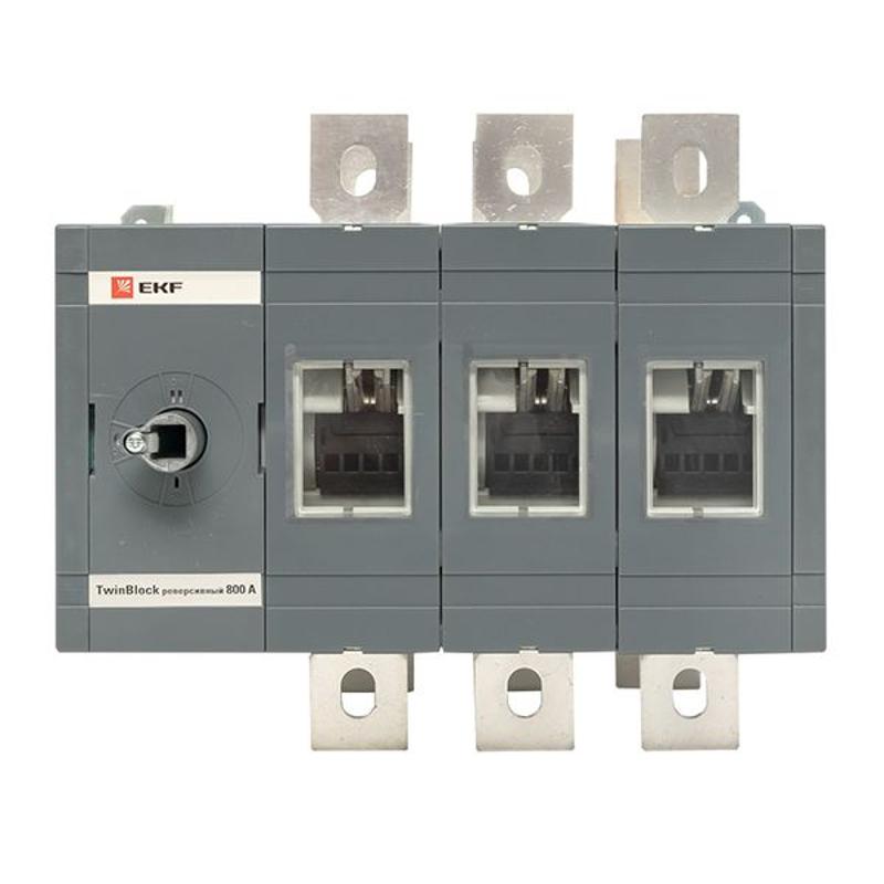 Рубильник 800A 3P реверсивный без рукоятки управления TwinBlock EKF | tb-s-800-3p-rev | EKF — миниатюра 8