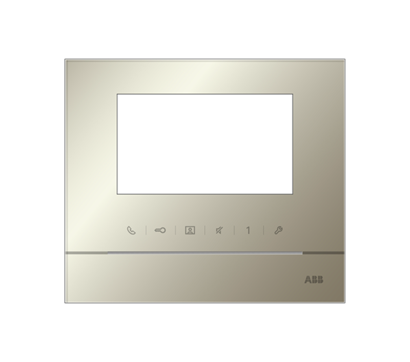 Рамка для абонентского устройства 4,3, золотой глянцевый | 2TMA070130G0001 | ABB — ABB