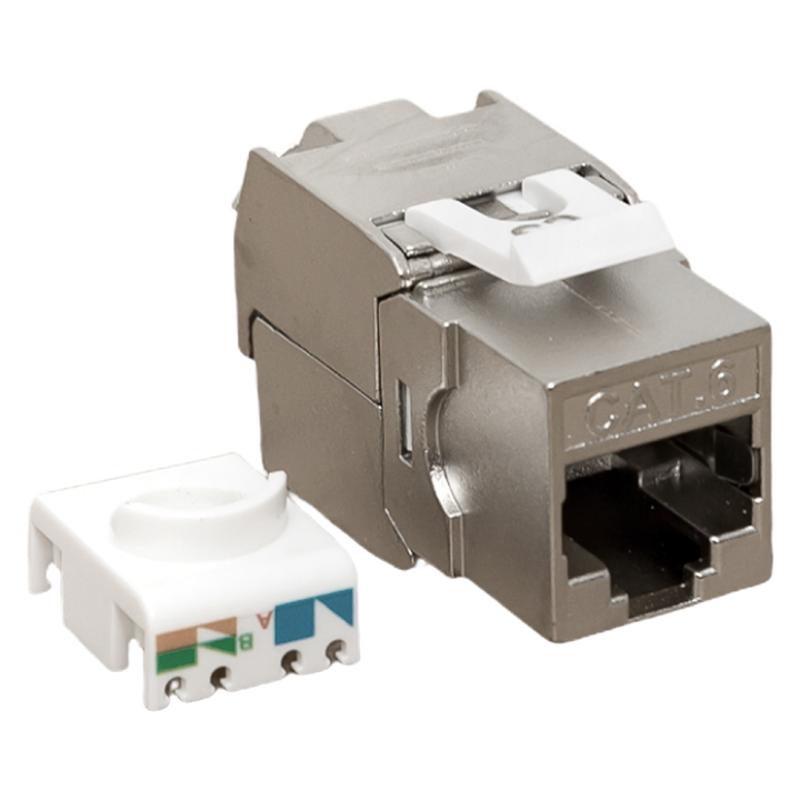 Модуль Keystone TERACOM CS Cat.6 экранированный STP 110 IDC 180 градусов самозажимной (Toolless)|TRCS-KSTN-T180D-6STP| EKF — миниатюра 8