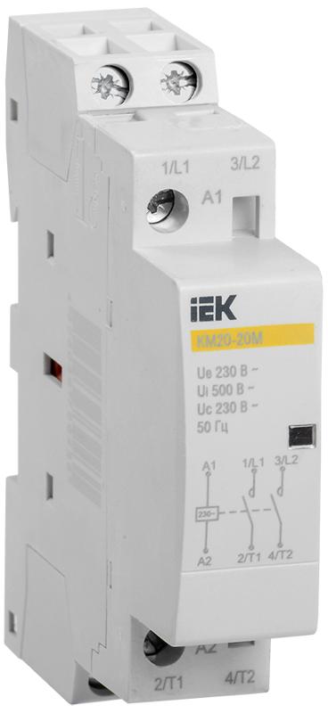 Контактор модульный КМ20-20М AC | MKK11-20-20 | IEK — IEK (ИЭК)
