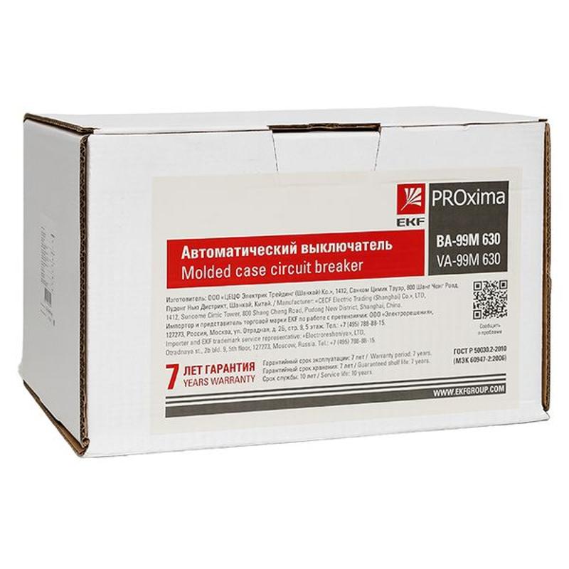 Выключатель автоматический ВА-99М 630/630А 3P 50кА EKF Basic | mccb99-630-630m | EKF — миниатюра 16