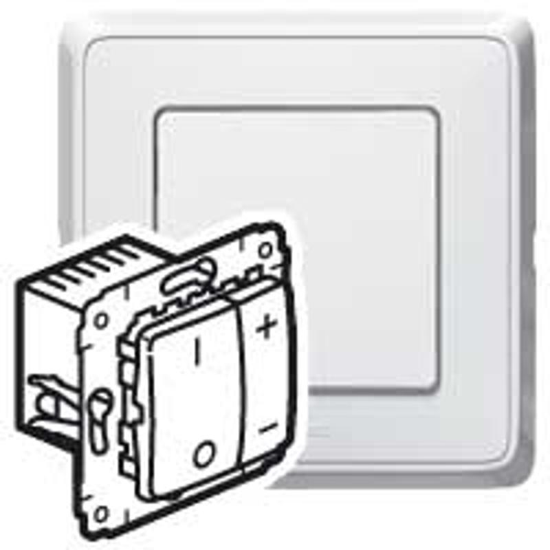 Cariva Белый Светорегулятор нажимной для л/н 500W | 773615 | Legrand — Legrand