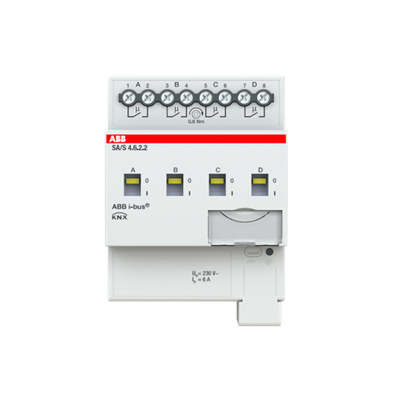 Релейный активатор SA/S4.6.2.2, 4-канальный, 6А, MDRC | 2CDG110254R0011 | ABB — ABB