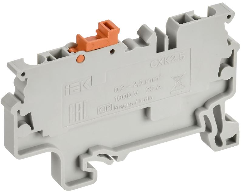 ARMAFIX Клемма пруж. с ножевым размыкателем CXK2.5 | AF-CT45-04-K03-002 | IEK — миниатюра 2