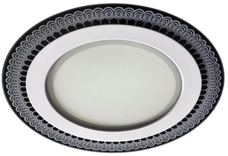 Светильник потолочный светодиодный DK LED 9-12 круглый "стекло с рисунком" 12W 4000K | Б0028263 | ЭРА — фото 1 | Sento