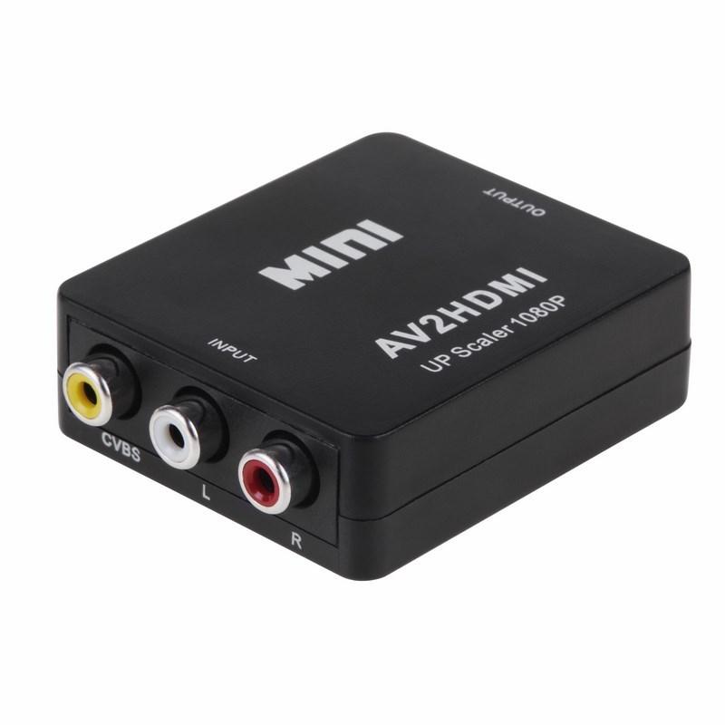 Конвертер 3 RCA на HDMI, пластик, черный | 17-6939 | REXANT — REXANT