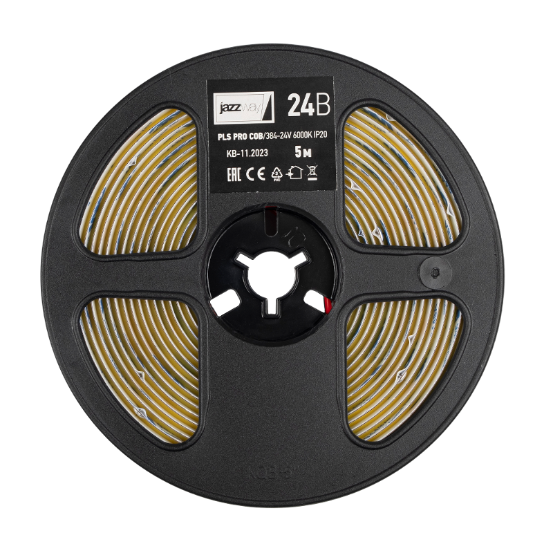 Лента светодиодная PLS PRO COB/384-24V 6000K IP20 5m | .5036161 | JAZZWAY — Jazzway