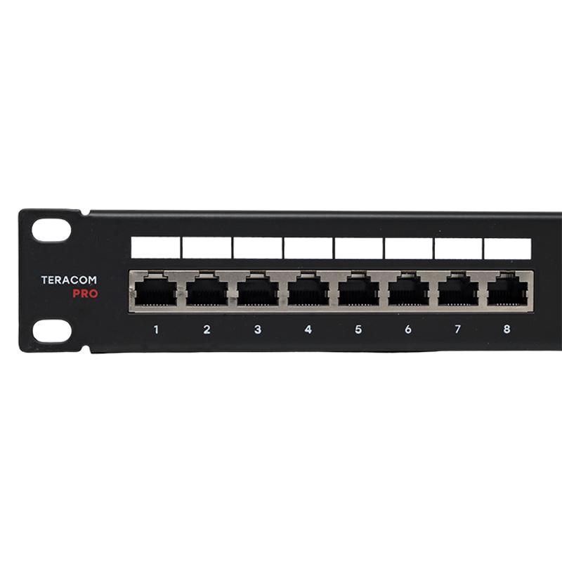 Патч-панель TERACOM PRO 19'' Cat.5E 1U полный экран STP 24 порта RJ-45 Dual IDC с органайз.| TRP-PPNL-5ESTP-1U24 | EKF — миниатюра 4