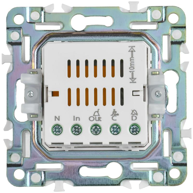 SKANDY Кнопка звонка с индикацией для отелей 10А SK-V17Bl черный  | SK-V14-2-10-K02 | IEK — миниатюра 6