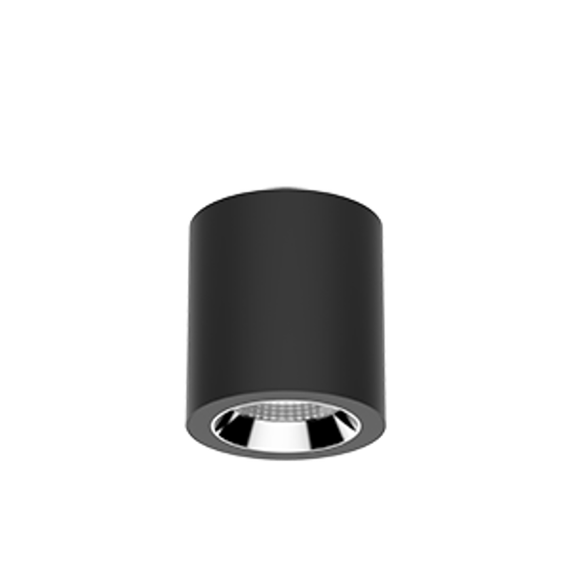 Светильник светодиодный DL-02 Tube накладной 125*135 18W 3000K 35° RAL9005 черный муар | V1-R0-T0113-20000-2001830 | VARTON — фото 1 | Sento