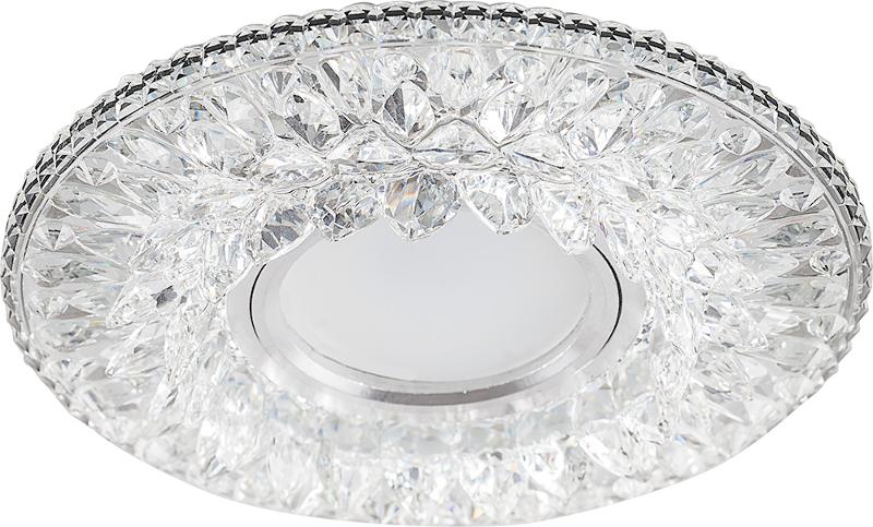 Светильник встраиваемый с LED подсветкой CD942 потолочный MR16 G5.3 прозрачный | 32655 | Feron — Feron