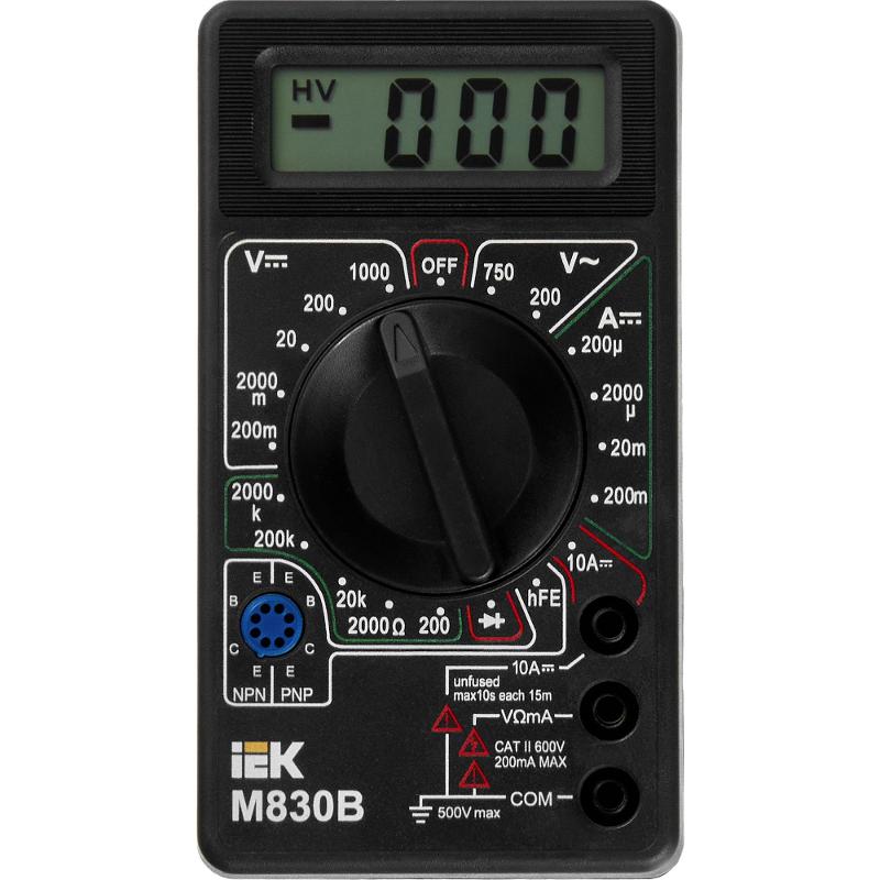 Мультиметр цифровой  Universal M830B  | TMD-2B-830 | IEK — миниатюра 4