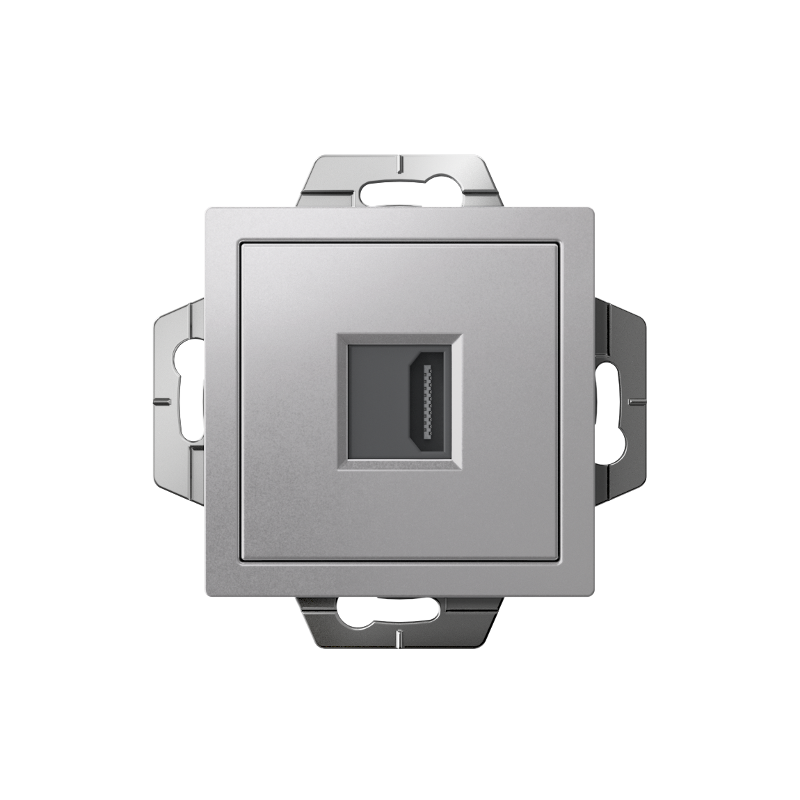 AtlasDesign Алюминий Розетка HDMI, тип А-А, механизм | ATN000380 | SE — миниатюра 2