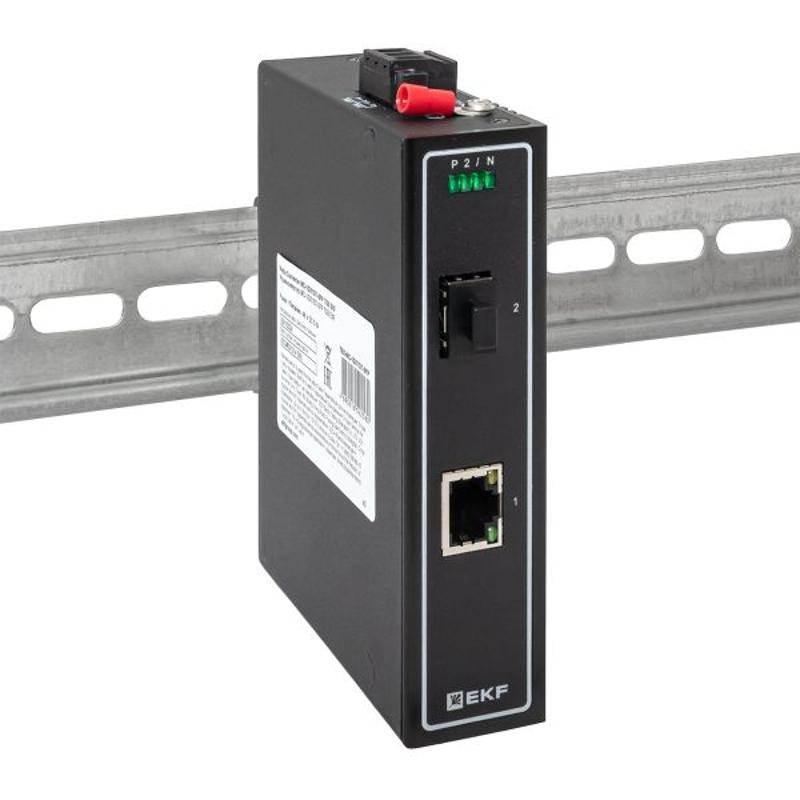 Медиаконвертер 10/100/1000Base-TX в 1000Base-X SFP TSX |TSX-MC-1GX1GT-SFP|EKF — миниатюра 13