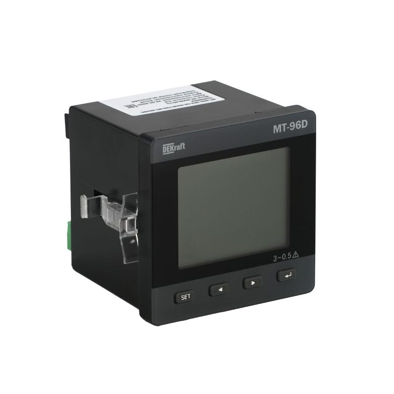Мультиметр 96х96мм трехфазный, вход 600В 5А, THD+multi-tariff, RS485, МТ-96D | 51508DEK | DEKraft — DEKraft