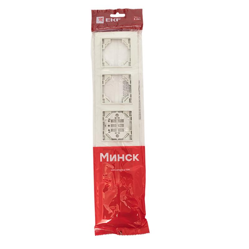 Рамка 5-местная горизонтальная Минск белая EKF | ERM-G-305-10 | EKF — миниатюра 7