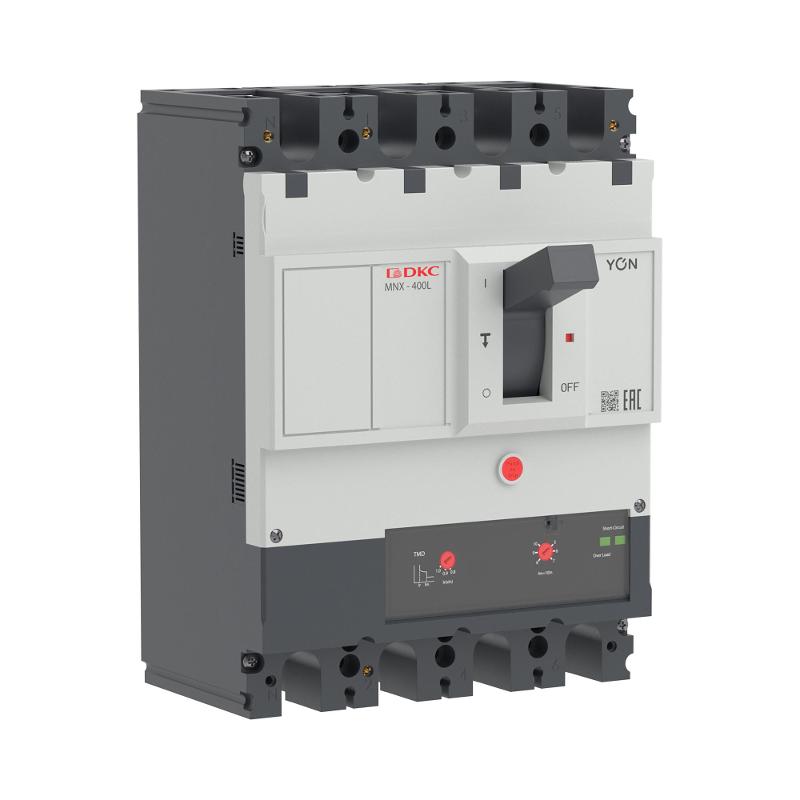 Авт. выкл. YON pro MNX400L 4P 400A 70kA при AC415V расц. TMD | MNX400L4PTMD0400 | DKC — миниатюра 1