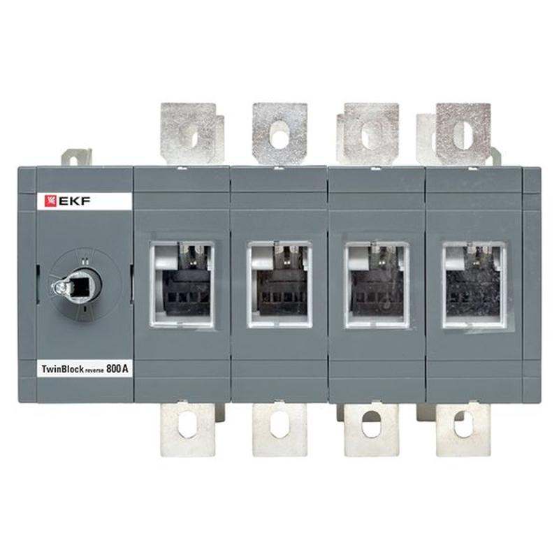 Рубильник 800A 4P реверсивный без рукоятки управления TwinBlock | tb-s-800-4p-rev | EKF — миниатюра 5