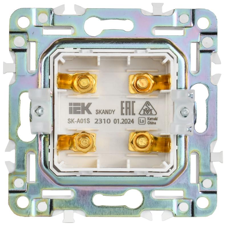 SKANDY Аудиорозетка 4-местная SK-A01S серебряный | SK-S40-K23 | IEK — миниатюра 3