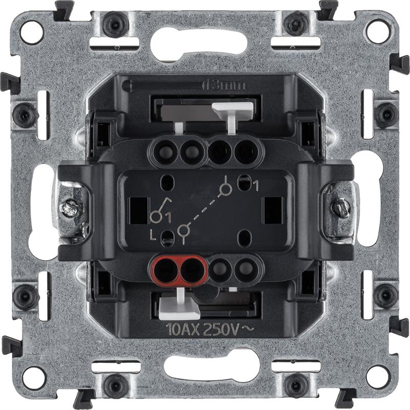 Valena LIFE DIY Белый Выключатель 1-клавишный 10А 250В — миниатюра 2