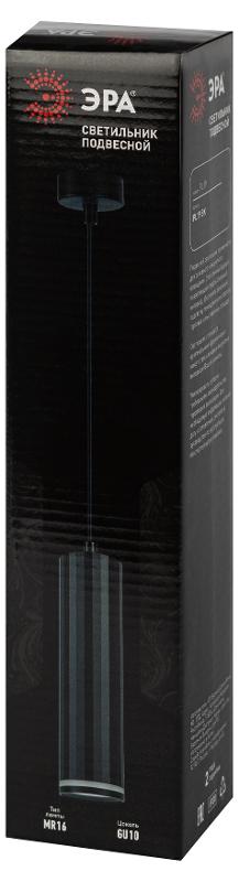 Светильник подвесной (подвес) PL19 BK MR16 GU10 потолочный цилиндр черный | Б0058492 | ЭРА — миниатюра 2