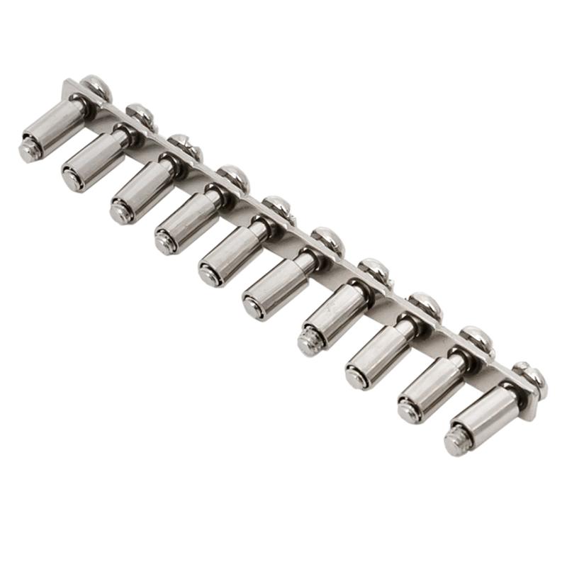 Перемычка тип 10PIN для двухуровневых клемм 4,0 мм2 (10 шт.) | plc-per-10PIN-2-4 | EKF — миниатюра 5