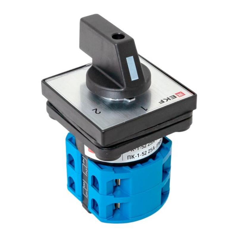 Переключатель кулачковый ПК-1-52 25А 2P «1-2» IP65 | pk-1-52-25-65 | EKF — миниатюра 7